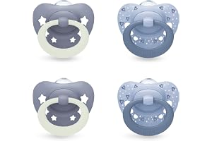 NUK First Choice Classic Night Nappflaskor | 6-18 månader