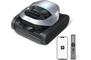 dreame Poolroboter Z1 Pro, Poolroboter Boden und Wand, 30,000 LPH, 240 Min. Akkulaufzeit, Handfernbedienung und App, Hightech-Poolerkennung & Pfadplanung, für Pools bis 200 ㎡