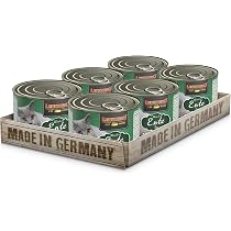 LEONARDO Nassfutter [6x200g Ente] | Getreidefreies Nassfutter fr Katzen |  Feuchtfutter Alleinfutter aus der Dose : Amazon.de: Haustier