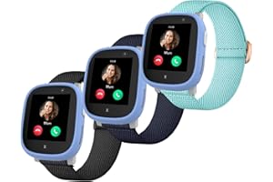 Polyjoy Lot de 3 bracelets en nylon pour enfants compatibles avec Xplora X6 Bracelet souple extensible pour fille garçon Xplora X6 Play