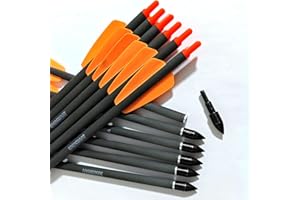 biubiusot Armbrust Adder Bolzen Pfeile Carbon Armbrust Adder Cobra Adder Bolzen Pfeilspitzen Jagdspitzen Präzisionsziel Jagd Zielbogenschießen Schießen