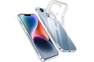Opkiegrn Handyhülle für iPhone 13/14 Hülle, [Schutz in Militärqualität] Dünne Weiche TPU Silikon Klare Stoßfest Schutzhülle Case Kompatibel mit iPhone 13 und iPhone 14 - Transparent