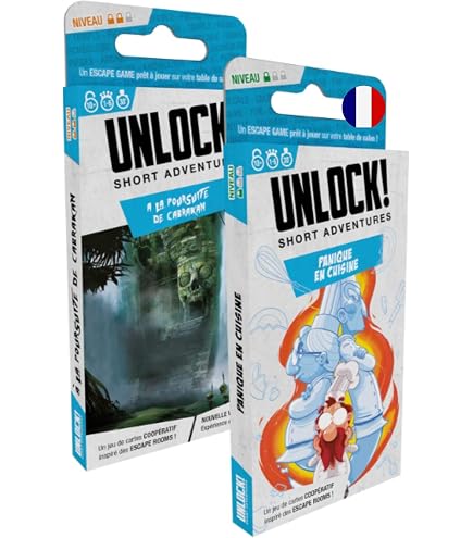 Unlock! Short Adventures – Escape Game Kartenspiel "Le Donjon De Doo-Arann" Von Asmodee