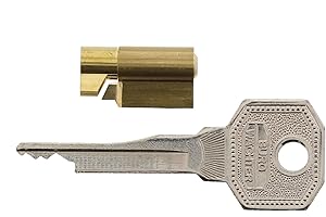 Burg-Wächter, serratura, porta mobili, diametro cilindro: 6 mm, incluse 2 chiavi, ME/2 SB, 04341, Oro