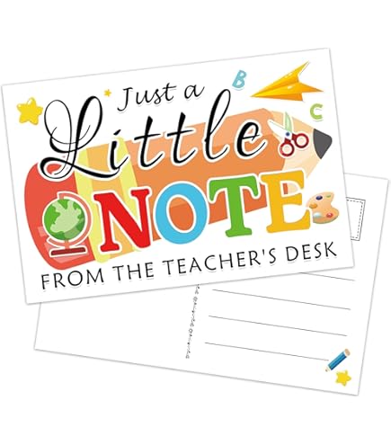60 Pcs Colorful Teacher Mail Notes To Parents Happy Mail Postcards Classroom Good Behavior Incentive Motivational Cards To Send Home For Preschool Kindergarten Elementary School Teacher Supplies (Flower