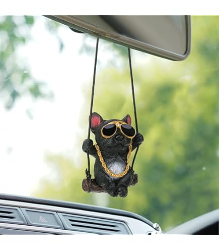 Ciondolo Per Specchietto Retrovisore Auto - Decorazione Carina, In Resina, Regalo Divertente Per Coppie - Foto 5