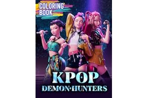 KPOP DEMON HUNTERS COLORING BOOK: Jumbo Drawing Pages of Classic Scenes for Kids, Teens, Adults, and K‑Pop Enthusias