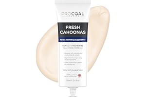 PROCOAL NEW Fresh Cahoonas, Fresh Balls All Day, Every Day - Ball Deodorant Mens, Sweat, Odour and Anti Chafing, Cruelty-Free, Made in UK