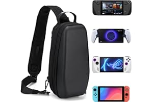 YK YOUNIK Younik torba do przenoszenia na konsolę Steam Deck/Steam Deck OLED i akcesoria, ochronna torba parowa z twardą obudową, przenośny plecak podróżny na Steam Deck