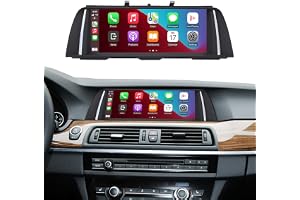 Ninetom 10,25" bilradio Apple CarPlay/Android Auto/Mirror Link/GPS för BMW 5-serie F10/F11 2012-2016 med NBT-pekskärm bilradio, GPS-bilnavigering, integrerad DSP