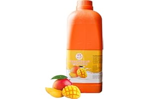 ‎PANDA MEISTER Fruchtsirup für Bubble Tee 2,5kg Mango Konzentrat Sirup Bubble Tea Set Lassi, Smoothie, Slush Getränkesirup - 100 % Vegan Glutenfrei Alkoholfrei
