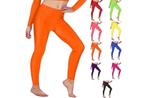 Re Tech UK Leggings Fino alla caviglila Elasticizzati - colorazioni Fluo - Ragazza/Bambina