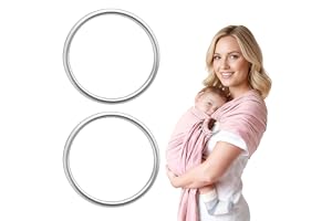 Aluminium Sele Ring Midjebandsringar Pannband Tillbehör Babyhållare 2 stycken