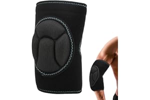 HERCHR 39x27x20cm/15,4x10,6x7,9 po Support de Coude, Protège-Bras de Sport Unisexe Coudière Cellulaire Respirante Coudières D'haltérophilie Mousse EVA Anti-Collision pour L'haltérophilie Sportive