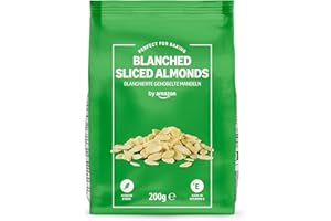 by Amazon Amandes Effilées Blanchies - 200g, paquet de 5