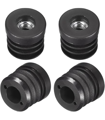 Piedini Regolabili DOJA INDUSTRIAL | Tappo Filettato Quadrato | Tappo Quadrato 40x40 | 4 Pezzi | Tappi Per Tubi Quadrati Regolabili | Tappi Per Tubolari Rettangolari Filettatura M10 | Tappi Terminale Di - Foto 6