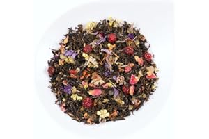 ‎URBANTEADEALERS URBANTEADEALERS Tee der langen Freundschaft Weißer Tee mit Kräutern und Fruchtstücken, aromatisiert mit Johannisbeer-Erdbeer-Geschmack, 250g