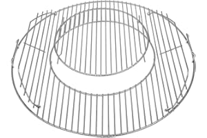 GriHero Hinged Cooking Grate Replacement Parts for 57cm Weber Gourmet BBQ System, Stainless Steel Grill Grate for Weber 8835, Bar-B-Kettle, One-Touch, Performer, Master-Touch Charcoal Grills