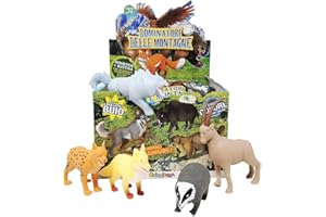 #sbabam, Dominadores de Las Montañas, Animal Discovery, Juegos para Niños, Juego de Animales para Niños, Pack 4 Piezas, Regalo Niño