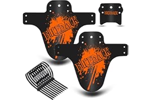 NICEDACK Parafango MTB, Compatibile Anteriore o Posteriore Enduro Parafanghi Bici MTB Misura BMX 20 26" 27,5" 28" 29 Pollici Mountain Bike e Fat Bike