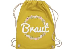 Shirtracer - Turnbeutel Rucksack - JGA Junggesellenabschied Frauen - Braut Blumenkranz
