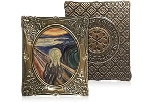 THE KOIN CLUB Famous Paintings Collectible Antique Gold Finish - The Scream Edvard Munch