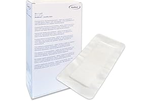 ‎SAXOMED Pflaster groß Sterile Wundpflaster 20x10 cm - Wundverband steril Pflaster sensitiv - 25 Stück einzeln verpackt - Latexfrei