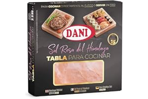 Dani Plancha/Tabla de Sal Rosa del Himalaya para Cocinar, 3500 Gramos