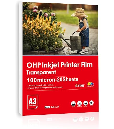XErox - Lot De 50 Transparents A4 Pour Rétroprojecteur | Imprimantes Laser & Jet D'encre