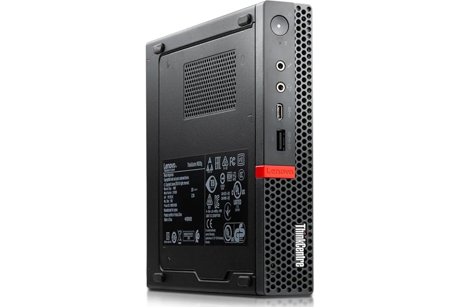 Lenovo ThinkCentre M920q Tiny Mini PC Desktop-Computer, Intel i5-8400T, 16 GB RAM, 512 GB SSD, HDMI Win 11 Pro (Generalü