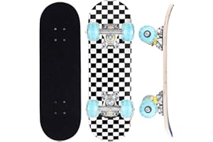 ERNAN Skateboard,17“ pour Enfant Fille/Garçon Débutant,T-Tool Inclus,Skateboard Enfants