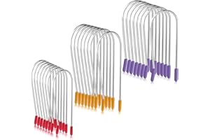 Vin Beauty Hot Curler Clips Replacement Kit, 20 Pieces Assorted Hot Roller Clips, Travel Hot Roller Securing Pins Fits 1”, 1¼”,1½” Hot Rollers Curlers for Women Girls All Hair Style