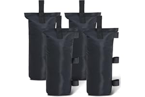 ABCCANOPY Lot de 4 Sacs d'ancrage pour tonnelle, tonnelle, Sac de Sable, 50,8 kg