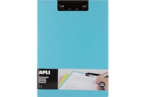 APLI Clipboard mit Premium Lasche blau A4