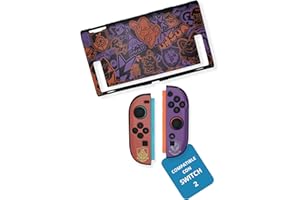 M MARIE MADELEINE EMPORIUM MMEGaming Carcasa Rígida para Switch 2, Protector Acrílico Resistente Compatible con Nintendo Switch 2, Accesorios para Consola y Joy con Switch 2 (HRDCS Pokemon 1)