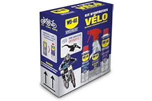 WD-40 SPECIALIST • Kit Entretien Vélo • Un Dégraissant • Un Nettoyant Complet • Un Lubrifiant Chaîne - Une Brosse de Nettoyage Offerte - Solution 3 en 1 pour Vélo de route, VTT et E-Bike