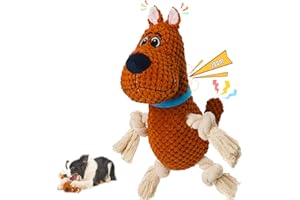 YIFRHYO Hundespielzeug große Hunde Tauziehen plüschtiere für Hunde,hundespielzeug quietschendes und unzerstörbar,Interaktives Kauspielzeug für Große Kleine Und Mittel Welpen Hunde