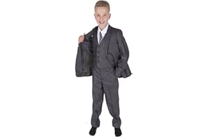 Cinda 5 Piece Boy Suits Boys Wedding Suit Page Boy Party Prom