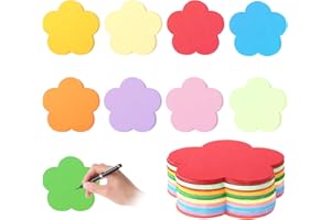 TUCNOEU 108 Stück Blumen Handgeschnittenes 4 Zoll Blumenmodellierung Papierausschnitte Blumen Papier Buntes Papier Moderationskoffer Geeignet für Pinnwand Wanddekoration Büromaterial DIY Party Dekoration