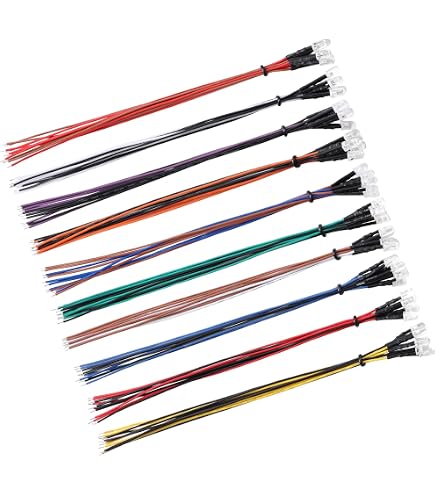 Set 50 LED Diffusi 1,8 Mm Bianco Puro - Lente Bianca, 25mA, 3,2V, Per Modellismo E Cruscotti
