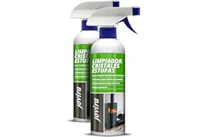JOVIRA PINTURAS Detergente per vetri di camini. Anti-sudore. Energico sgrassatore concentrato, per una facile pulizia del camino e dei vetri dei fornelli. (500 ml (Confezione da 2)