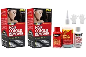 TOPEST Jobaz Hair Colour Remover (Pack of 2) Max Strength - Gloves and Instructions Included – For Safe and Effective Removal of Undesirable Hair Colour