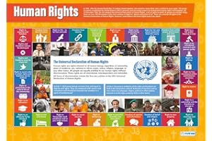 Daydream Education Human Rights | Religious Education Posters | Laminated Gloss Paper measuring 850mm x 594mm (A1) | Religious Studies Charts for the Classroom | Education Charts