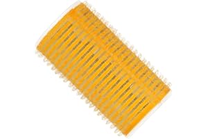 Fripac-Medis - Thermo Magic Rollers - Bigoudis - Jaune - Diamètre : 32 mm - Lot de 12