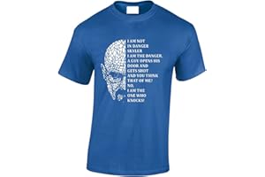 Crown Designs I Am The One Who Knocks Crime Lord TV Show Inspired for Men & Teenagers T-Shirts Tops