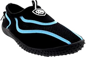 Aqua Shield Womens Beach Pool Sea Swimming Toggle Slip On Aqua Water Socks Surf Shoes