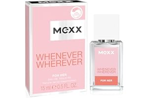 ‎MEXX Mexx Whenever Wherever Woman Belebendes Eau de Toilette, für jede Gelegenheit, für unbeschwerte Eleganz, 1 x 15 ml