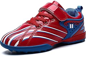 Hsnava Kids Football Boots Size Astro Turf Trainers Non-Slip Sports Shoes Sneakers Soccer 10.5 UK Child-5UK