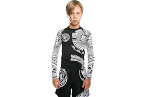 Hardcore Training Kids Rash Guard Unisex Chemise de Compression Enfant Fitness Entraînement BJJ Gym Workout Boxe