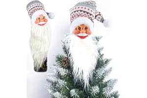 Saijer Christmas Tree Topper, Santa Claus, Christmas Tree Topper, Christmas Tree Topper, Christmas Tree Topper, Wine Bottles, Packaging, Christmas Tree Decoration, Tree Topper